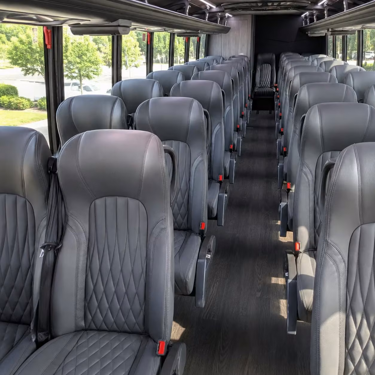 25 passenger minibus interior