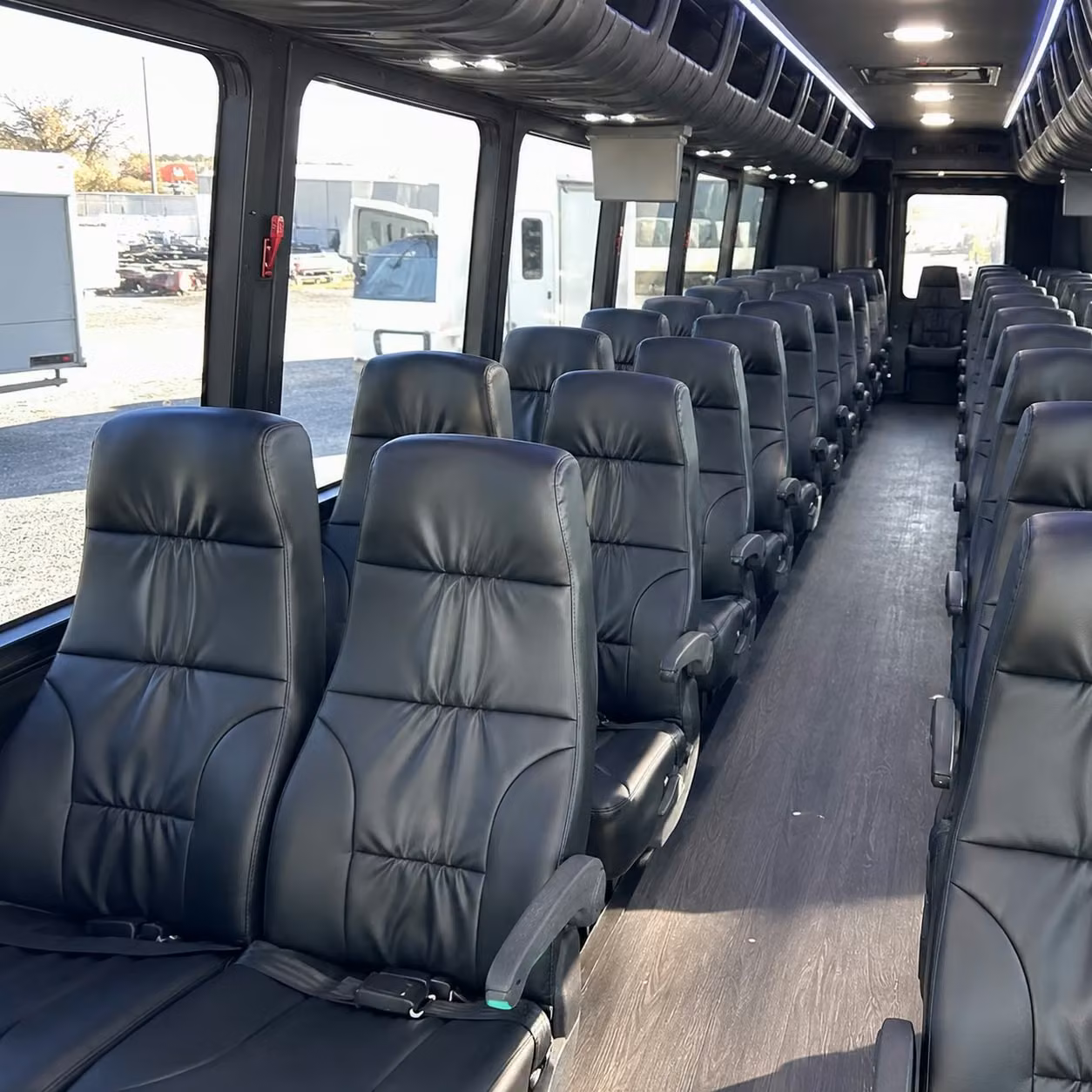 30 passenger minibus inside