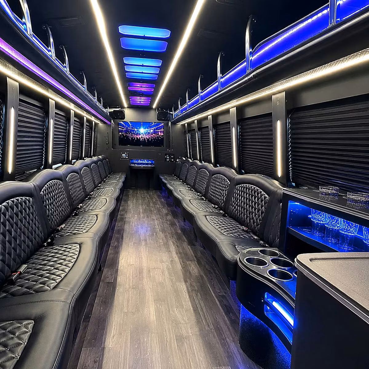 party bus rentals for concerts at the wharton center for performing arts