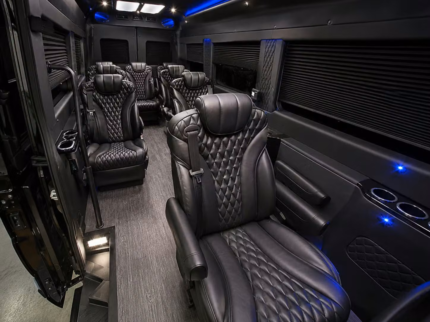 sprinter van with driver inside